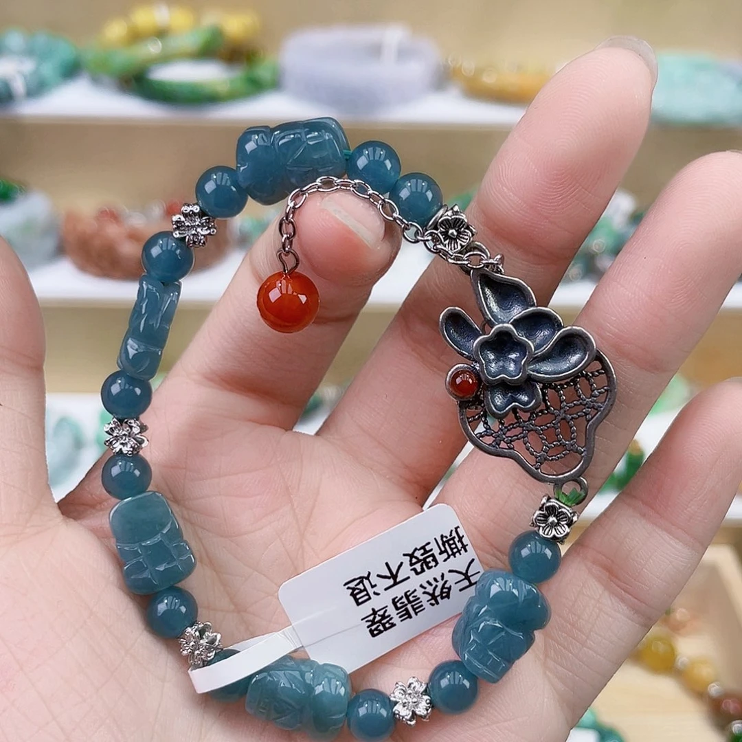 翡翠未镶嵌手链手链