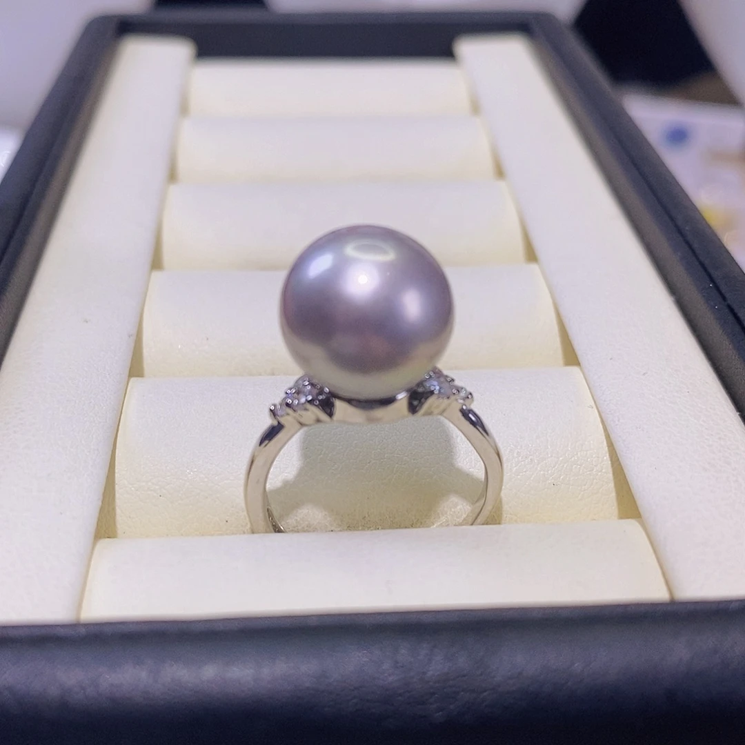 淡水珍珠戒指合金