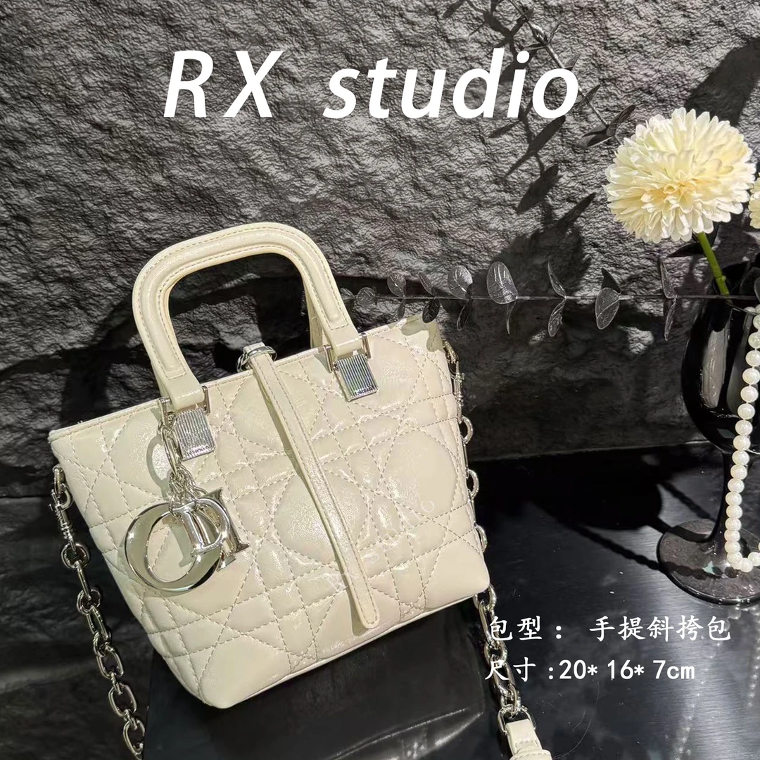 【母亲节礼物】SD-5376-奶油白轻奢小众设计感时尚百搭女士包包