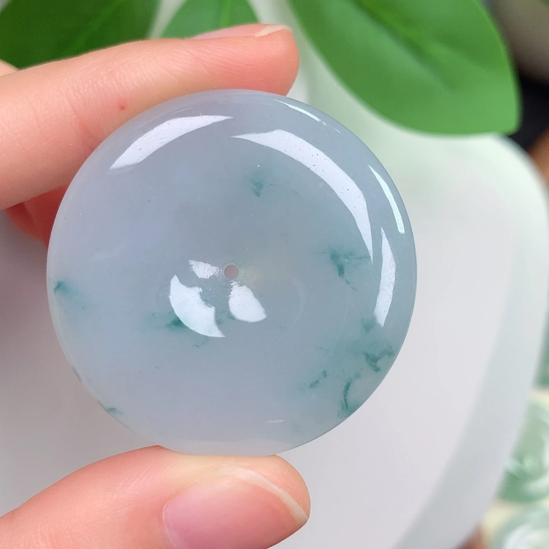 颈饰未镶嵌翡翠平安扣 36-5.9mm