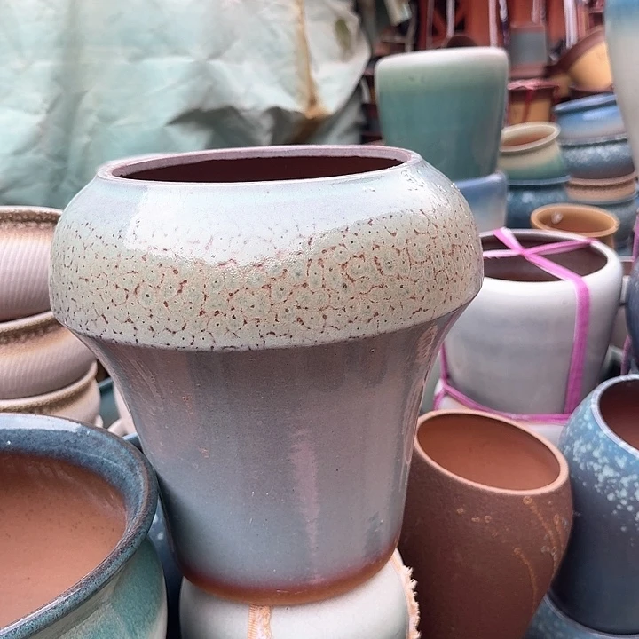 红陶微瑕花盆处理来啦