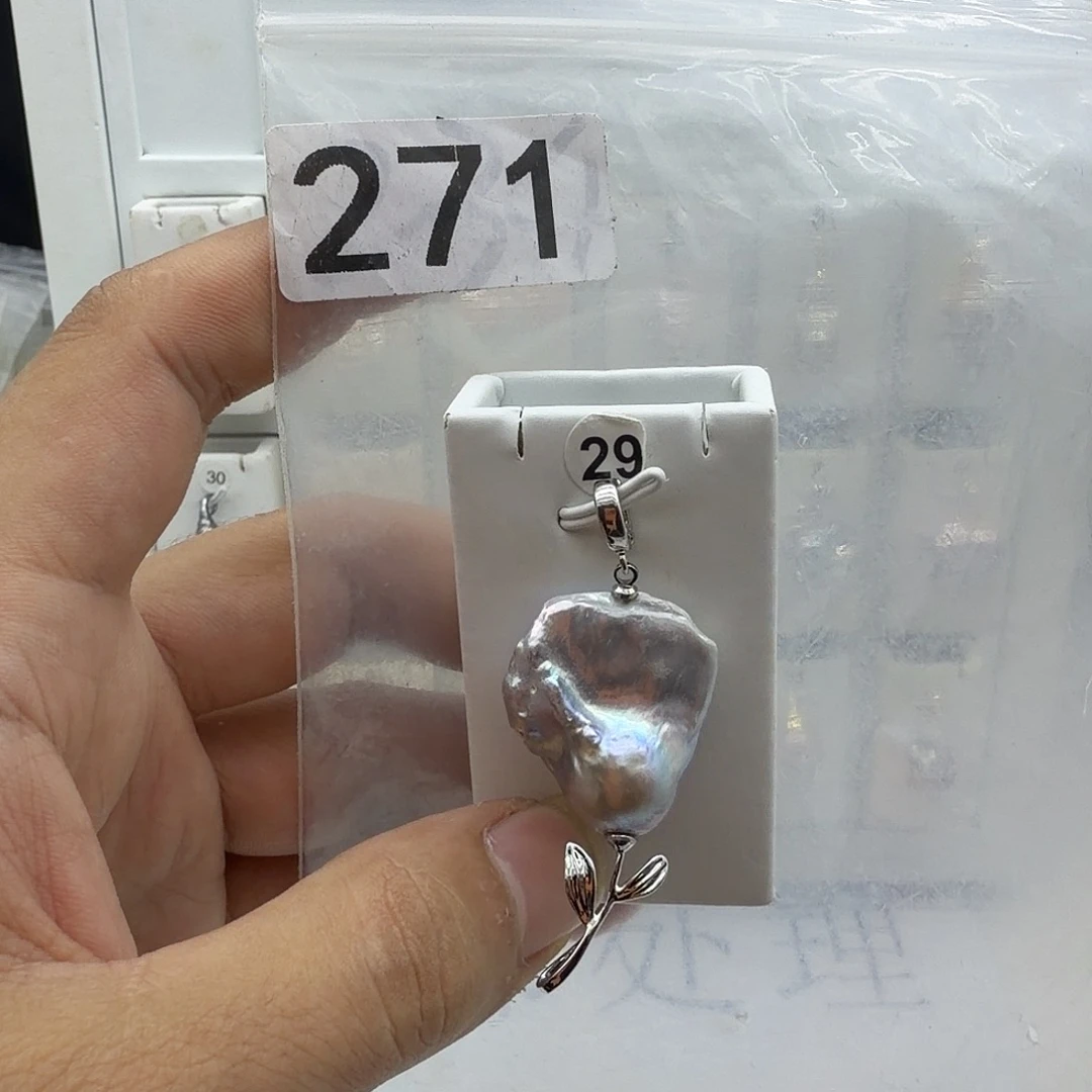 颈饰合金淡水珍珠