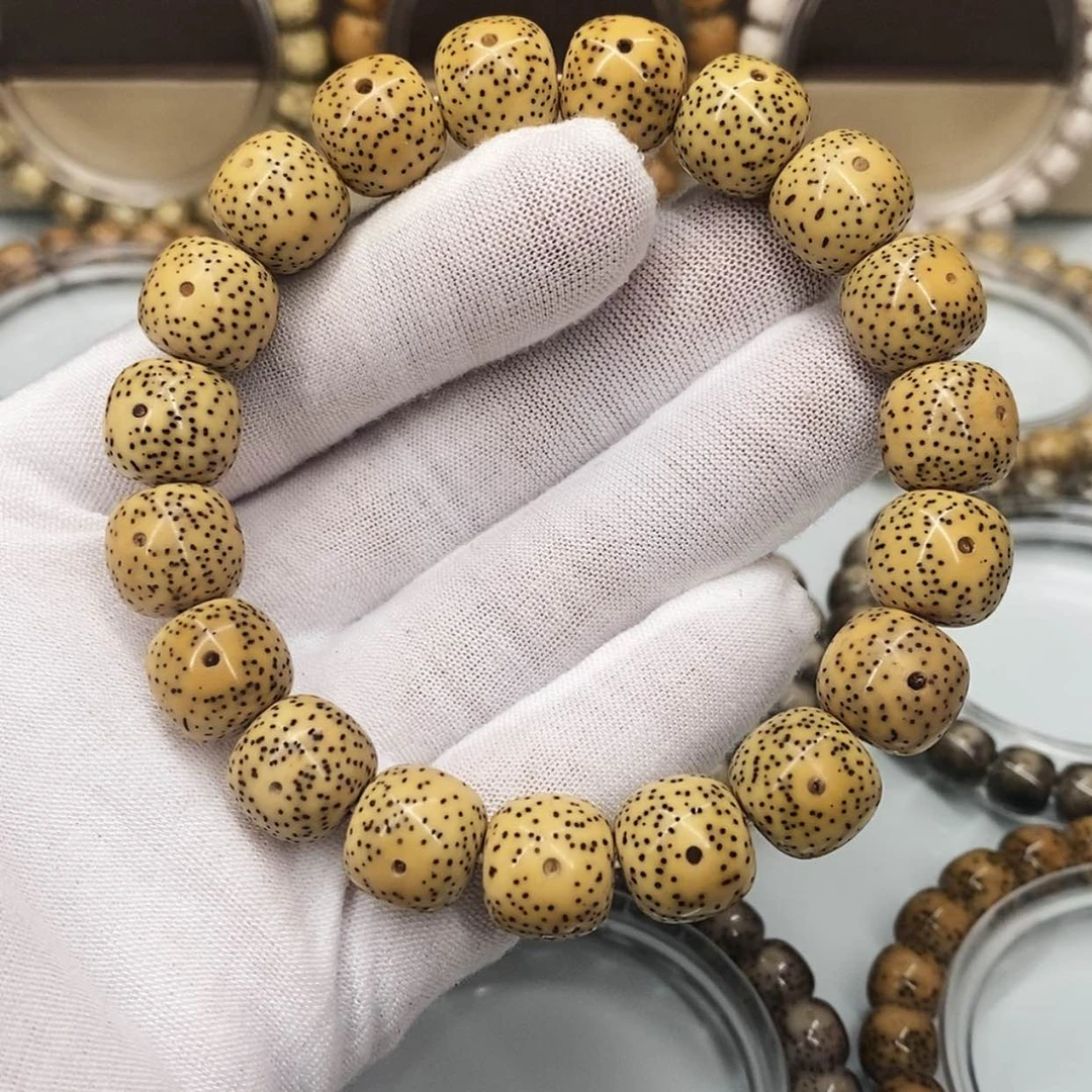 【闪购商品】手串星月菩提?**，13×12一物一图原生态同枝顺白