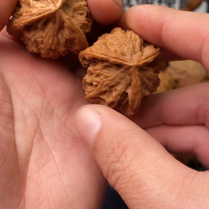 邢***泽把件文玩核桃三棱