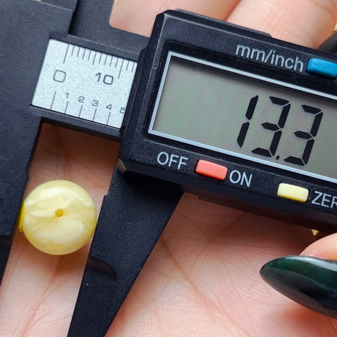 未镶嵌蜜蜡裸石13mm墩子