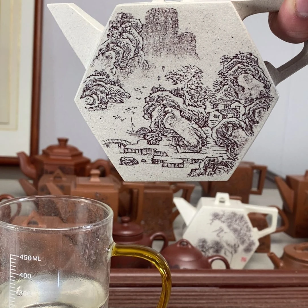 茶壶紫砂原矿泥料传统工艺制作