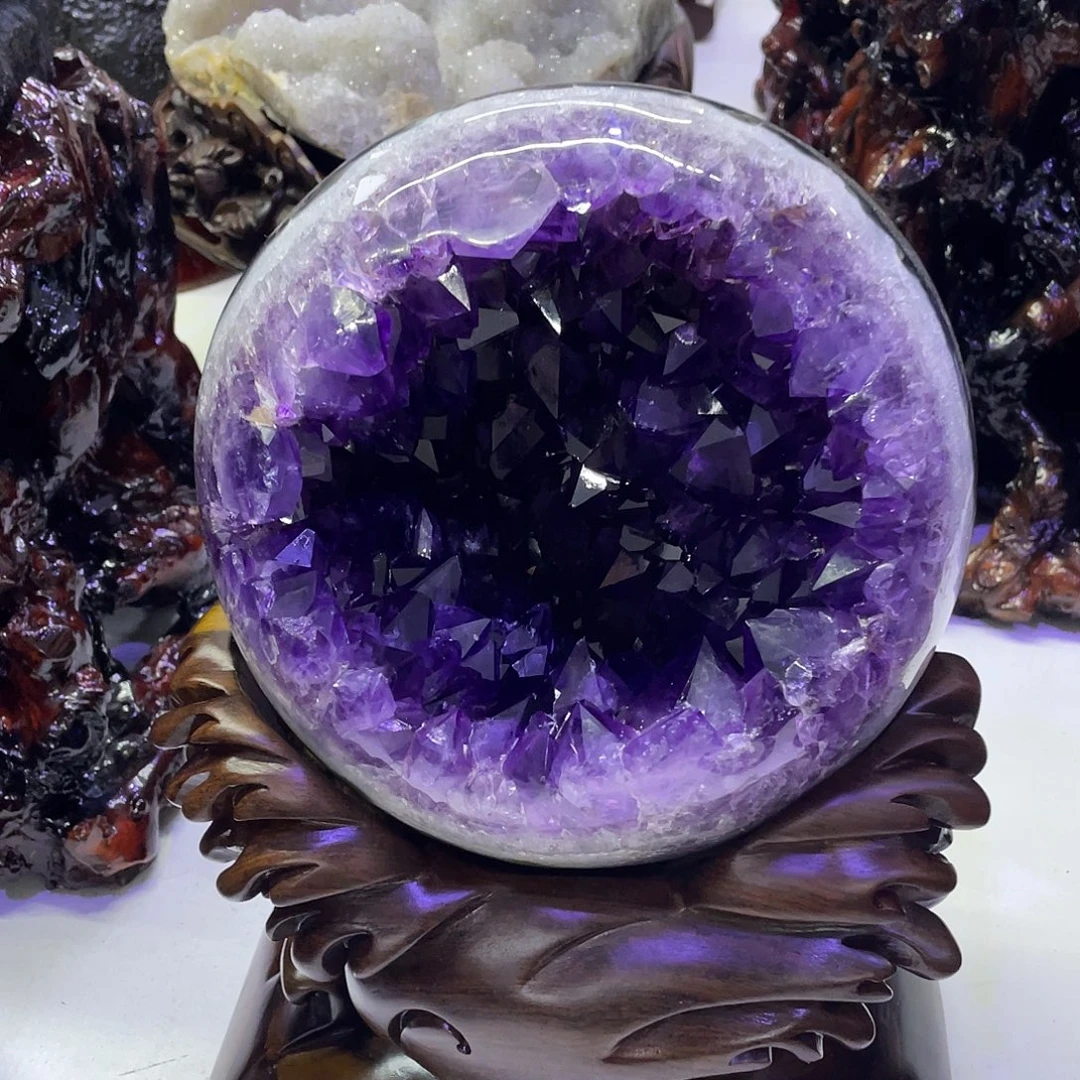紫晶大型摆件（非配饰）未镶嵌
