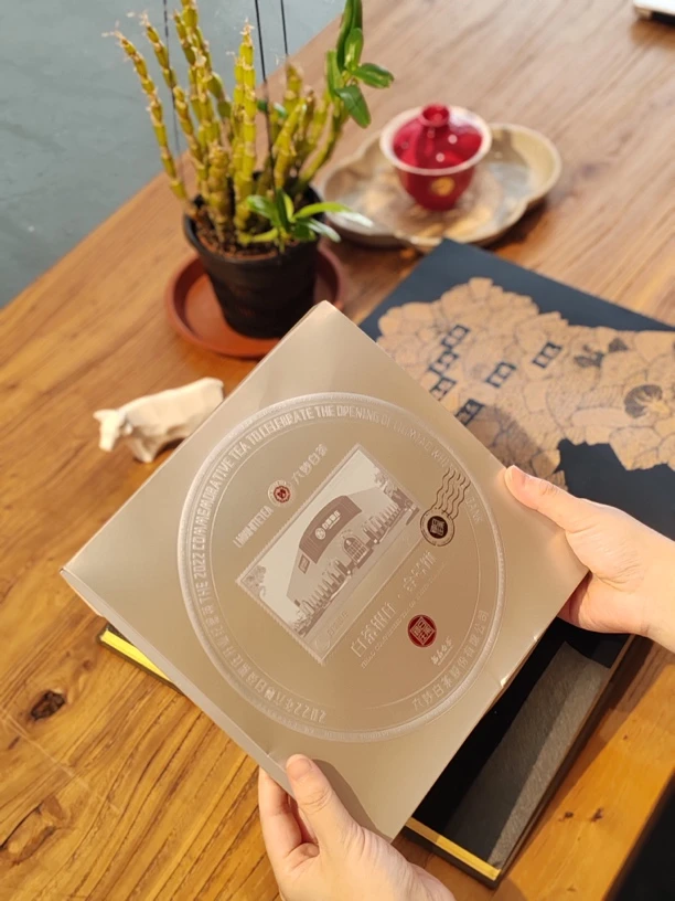 【银庄壹号饼茶】2021年白牡丹 纪念茶白牡丹357克饼茶