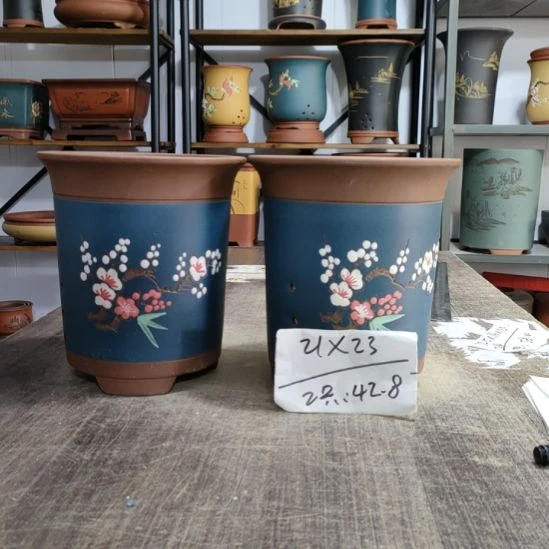 紫砂花盆库存尾货清仓