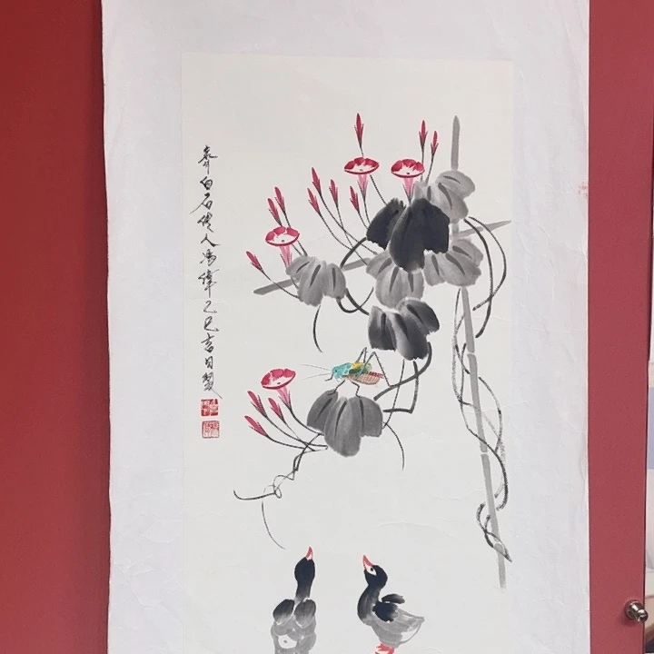 国画冯老师手绘作品