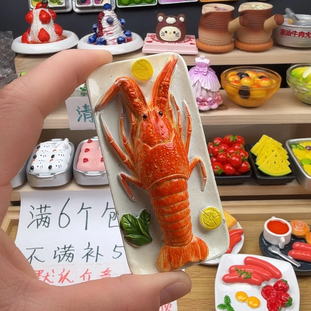 合成树脂食玩冰箱贴 凭开箱视频售后