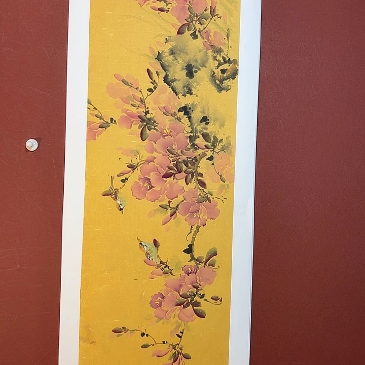 国画听兰老师花鸟