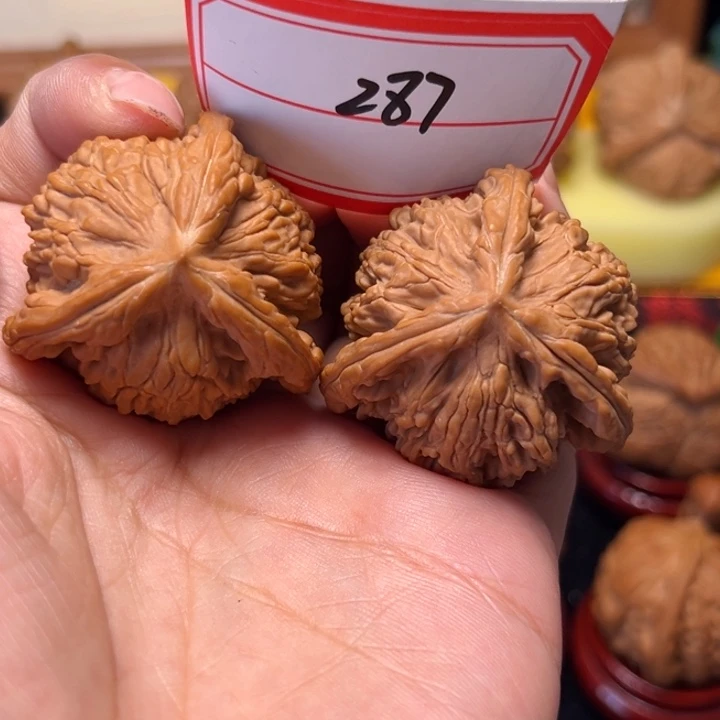 吊坠文玩核桃38全品粗筋虎头奔287