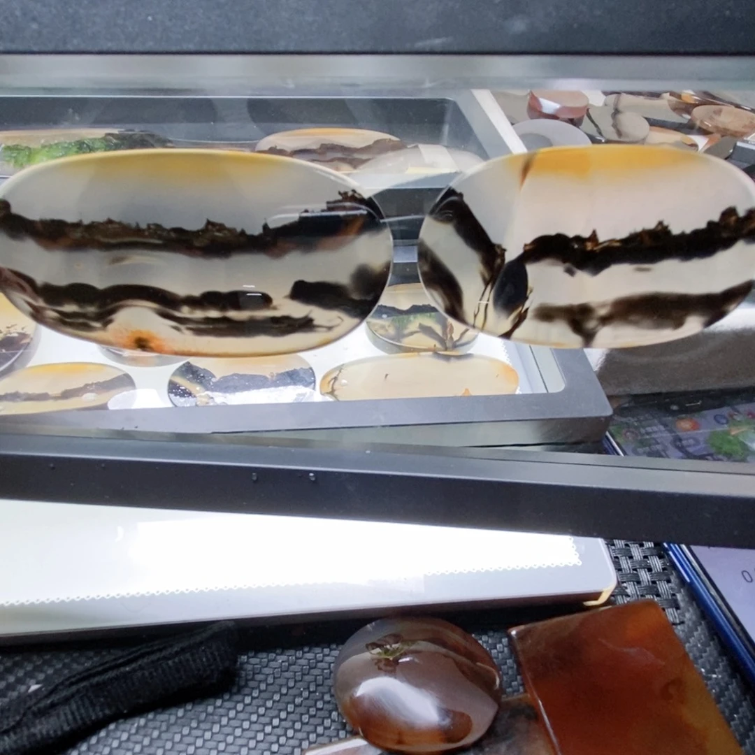 【闪购商品】玛瑙/玉髓颈饰未镶嵌蓝*