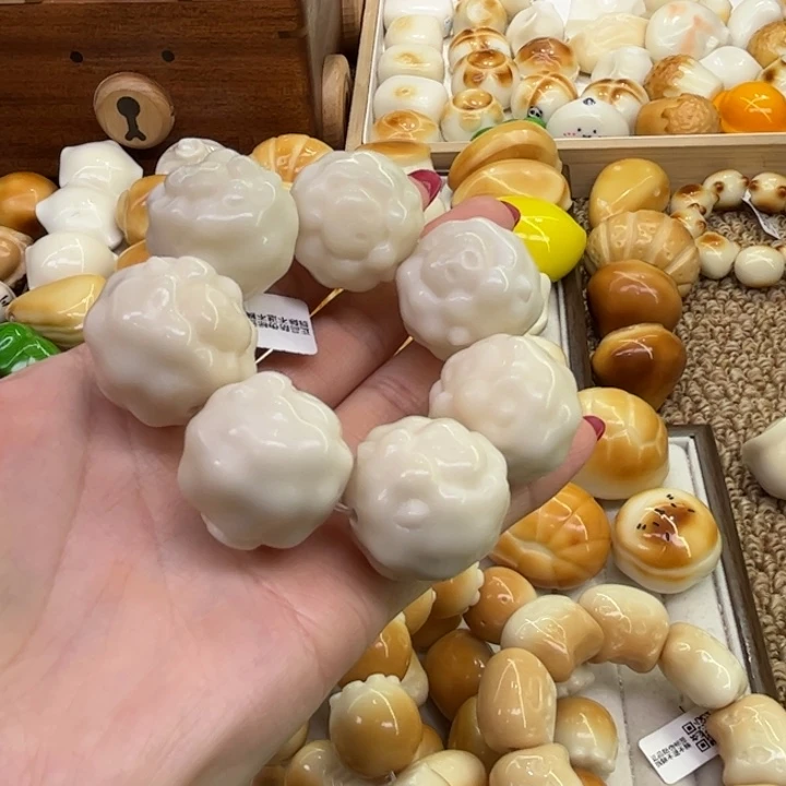 菩提根/象牙果把件1.5.29象牙果原白绵羊瑕