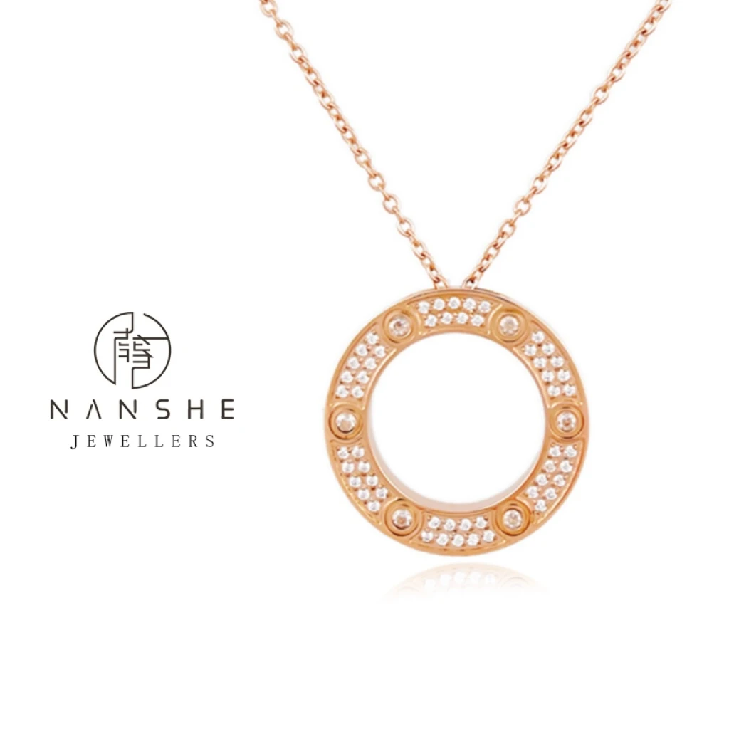 NANSHE/南奢  满天星大饼项链百搭气质Y