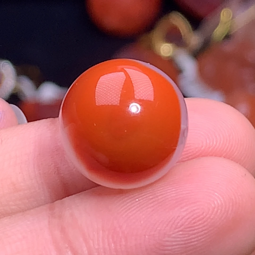 南红玛瑙未镶嵌珠宝半成品鸿运当头