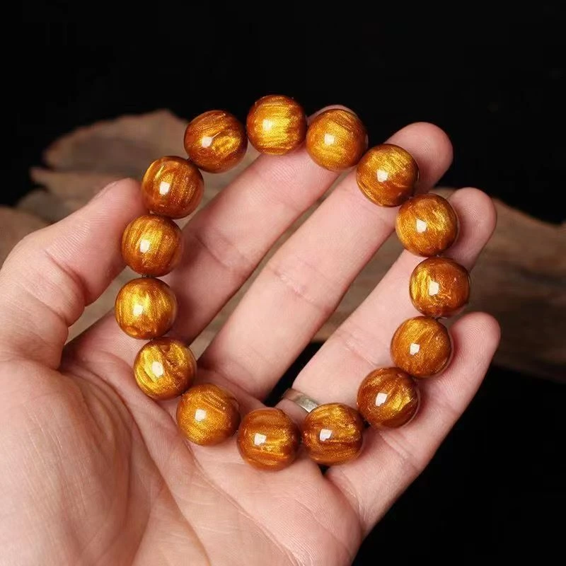 521 精品手链文玩手串 12mm/没礼盒/金丝楠