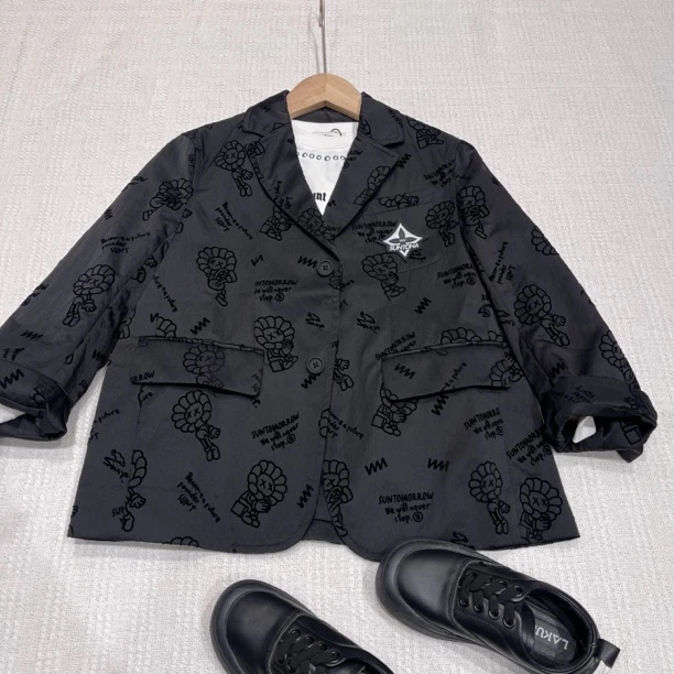 10308高端童装尚尚时尚百搭秋冬新品时尚西装外套A10-2-4