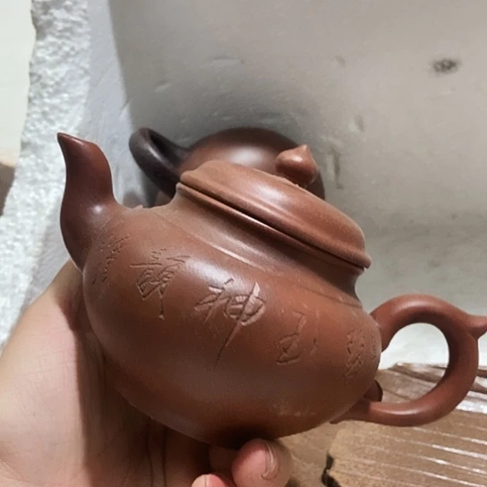 茶壶绿泥宜兴紫砂全手工制作工艺