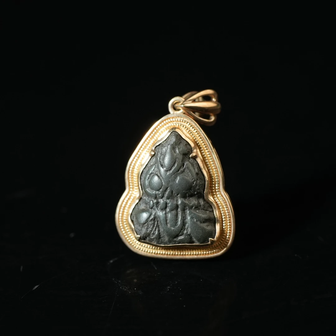 明早期摩尼宝坠饰（9k）【古珠精选】AABS250105087