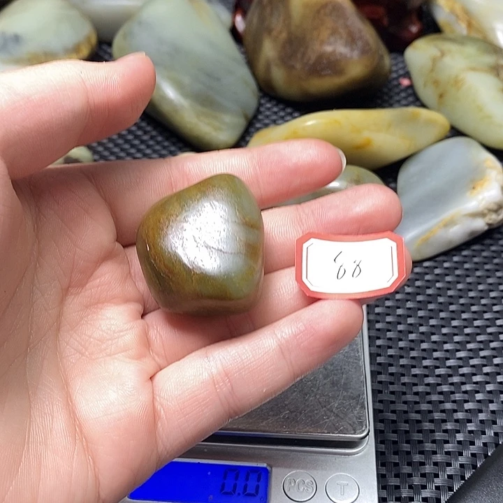 和田玉未镶嵌挂件88