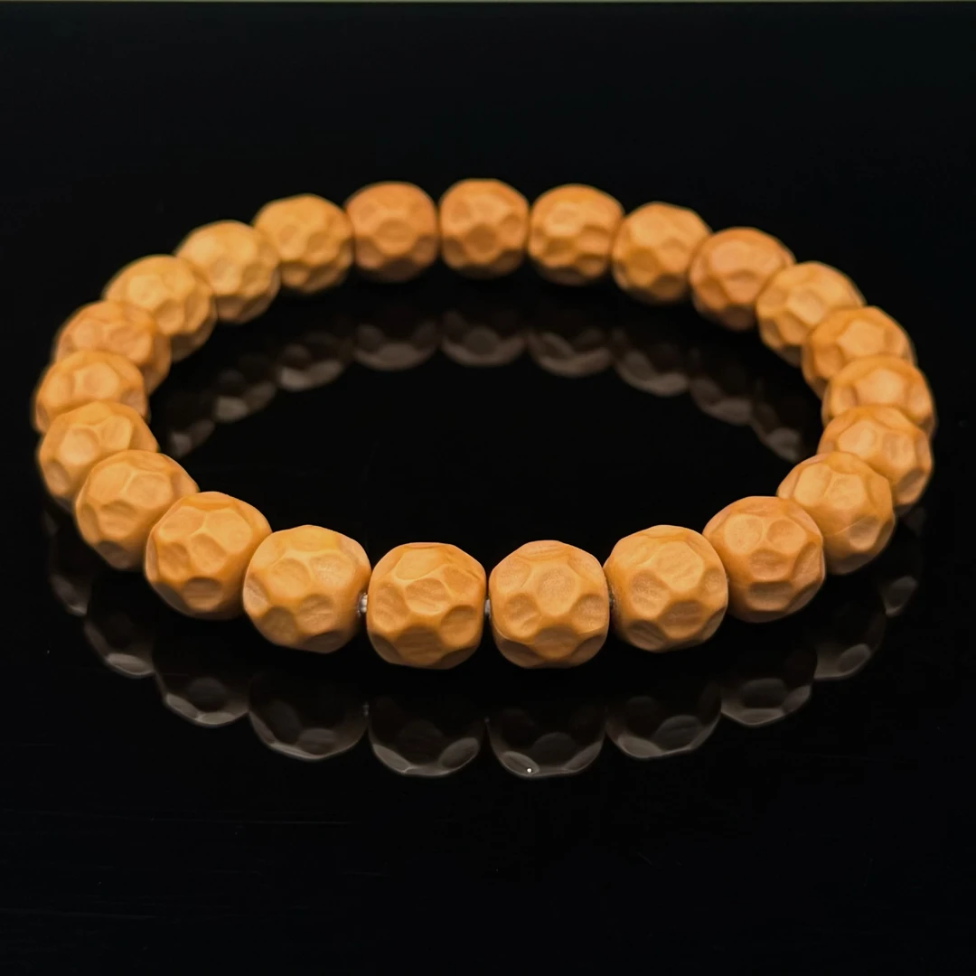 【芸汐】全品刀痕无相奶酪猴头核桃手串