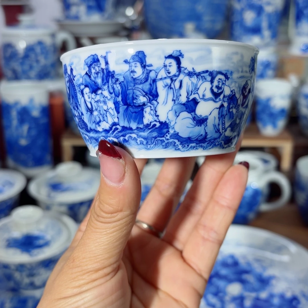 杯全手工全手绘陶瓷