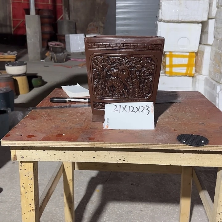 紫砂花盆紫砂盆盆2号