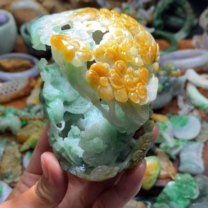 定制翡翠未镶嵌毛货