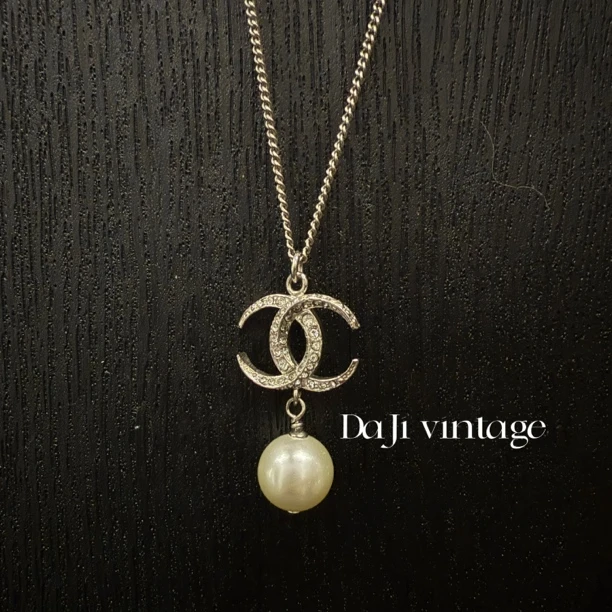 99新 Chanel/香奈儿 大吉中古/Chanel香奈儿珍珠吊坠项链