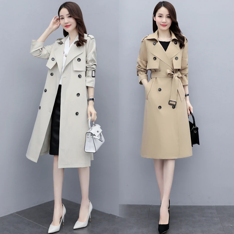 女装禅意仙气飘飘春秋新款时尚气质收腰显瘦流行英伦风大衣外套潮