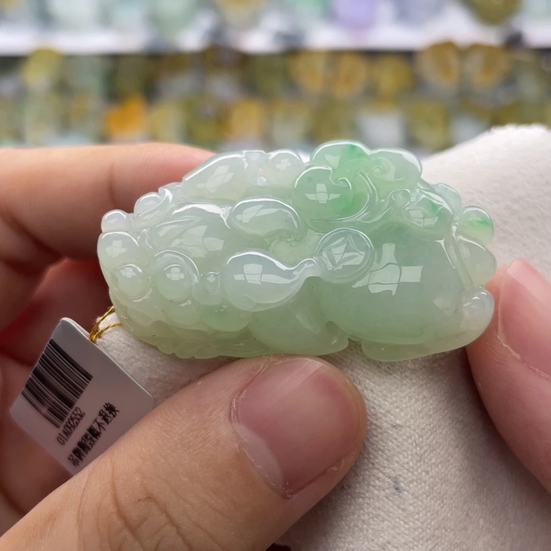 翡翠未镶嵌颈饰貔貅29