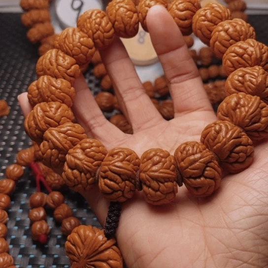 桃核手串龙纹桃核