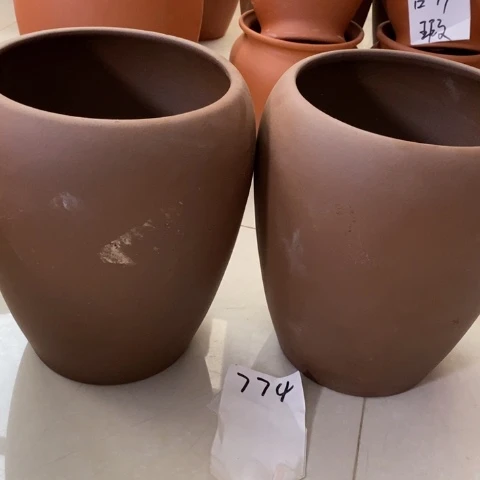 粗陶红陶绿植花盆774