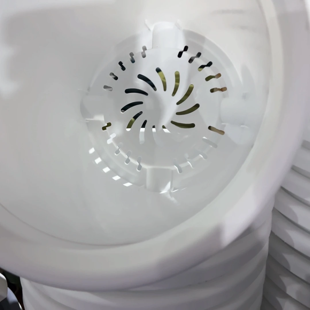 树脂四季盆6#无拖纯白6