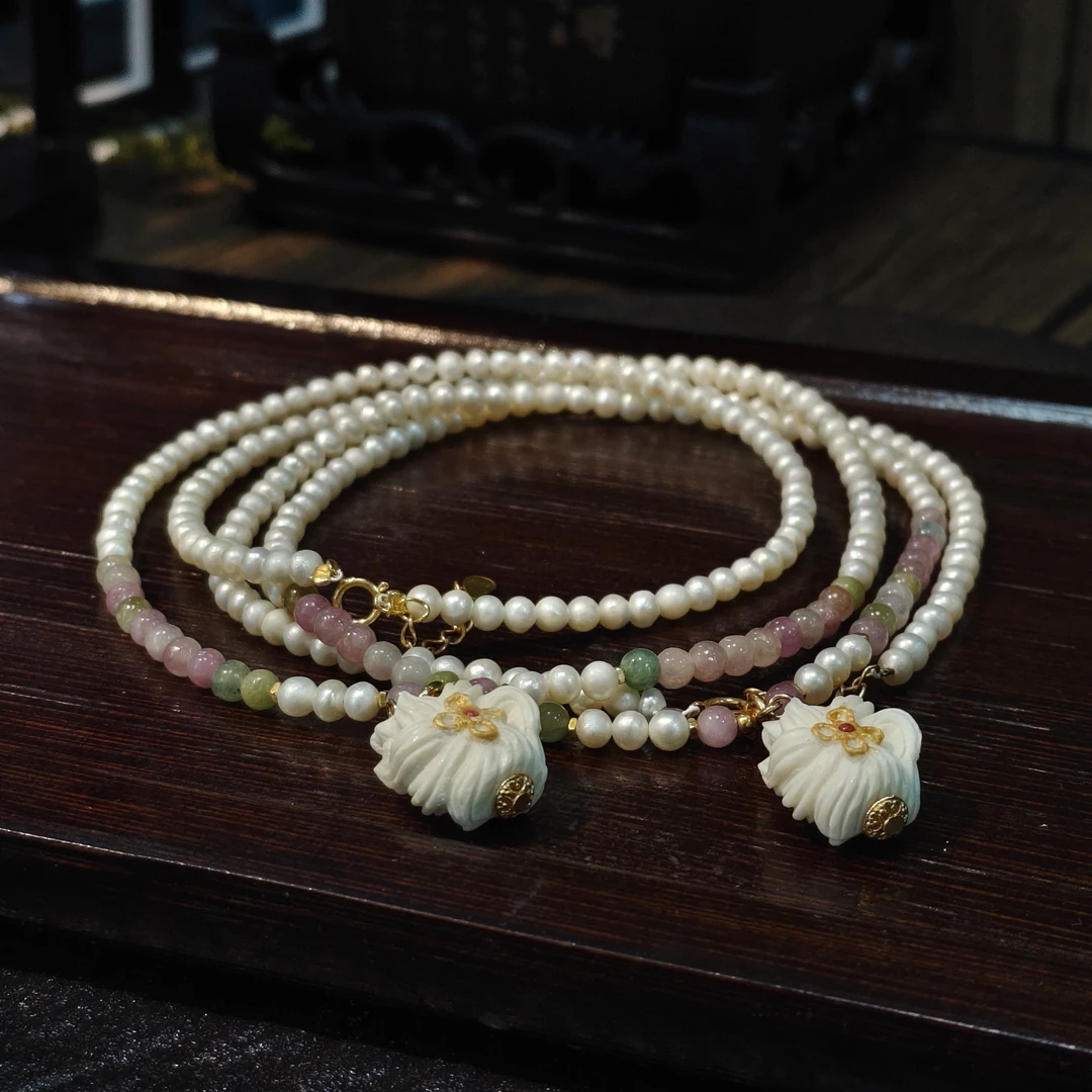 【书记甄选】原创珍珠项链 约3mm 多样性发一件 JC3721