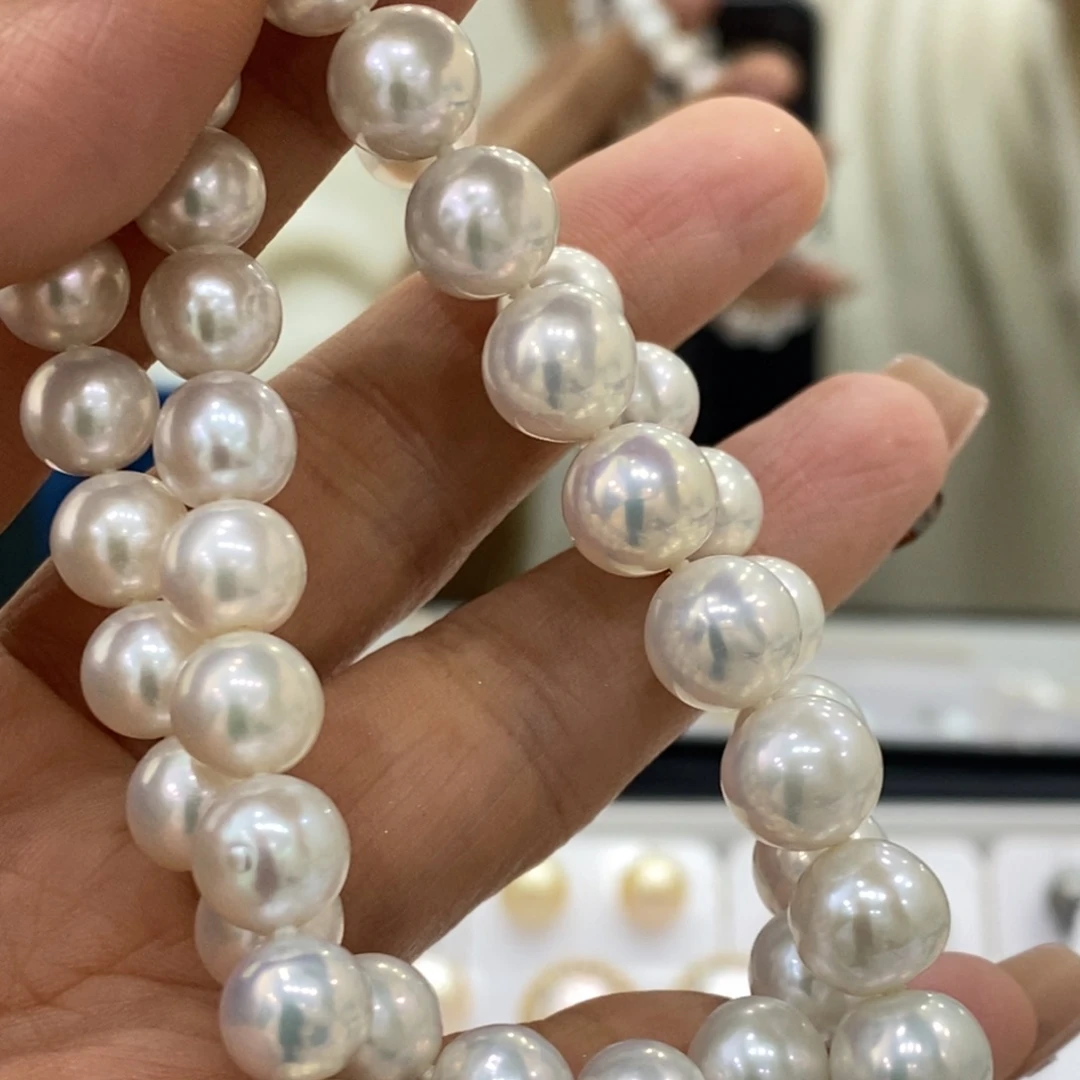 颈饰淡水珍珠银S925镶嵌