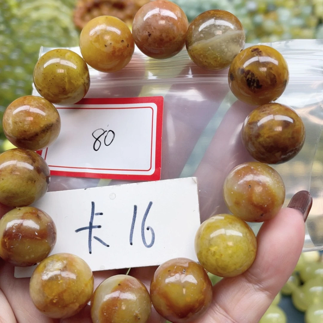 未镶嵌蛇纹石玉手串