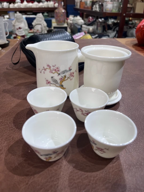 1155喜上眉梢一壶四杯旅行茶具