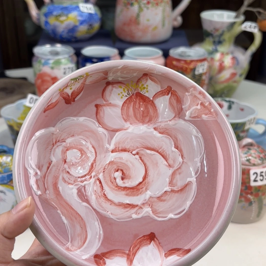 景德镇手绘高温釉下彩陶瓷茶具