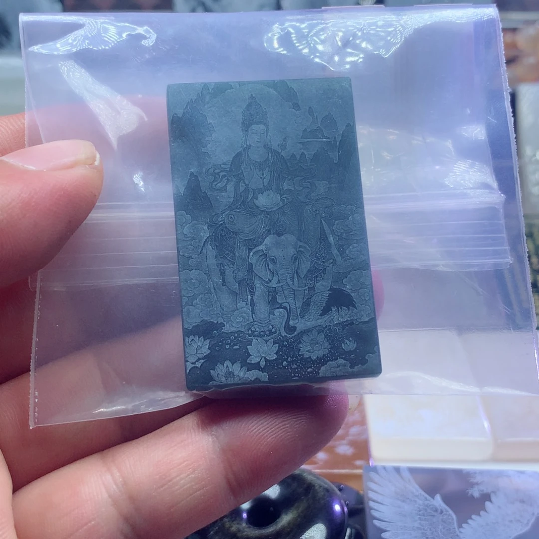 玛瑙/玉髓方牌未镶嵌小***森