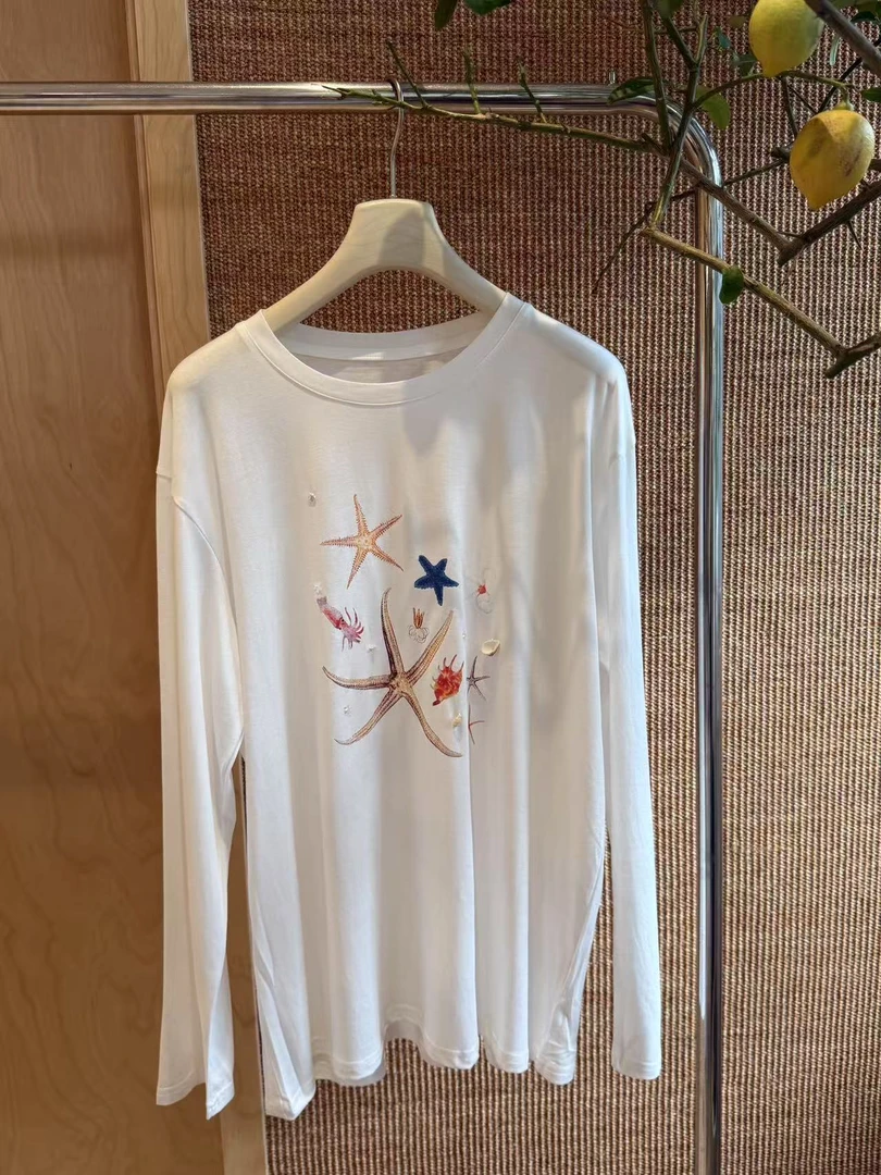 【耶耶YEYE特价福福】海星印花防晒T恤33759