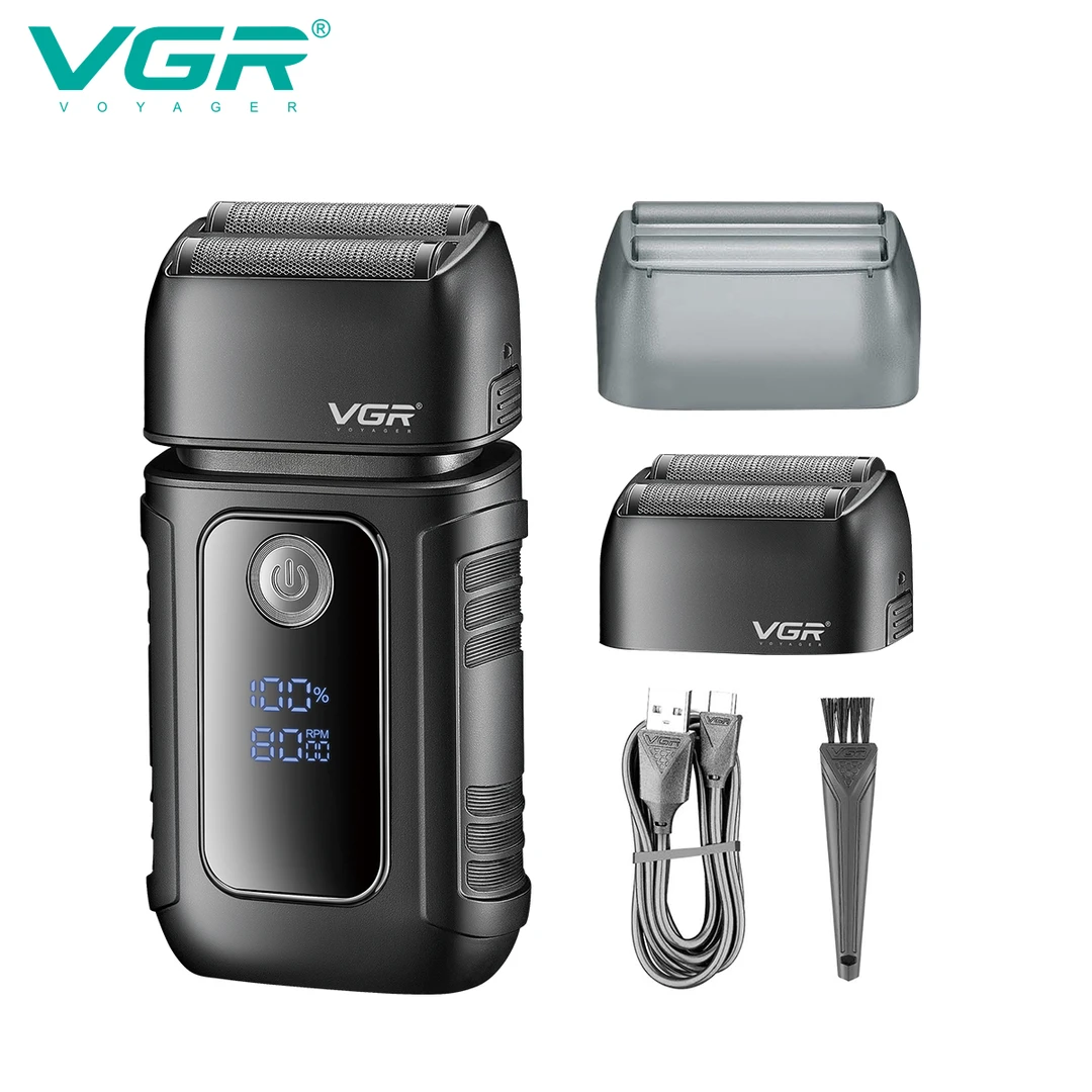 VGR多功能家用剃光头电动专用剃须刀高档增白器刮胡刀理发神器