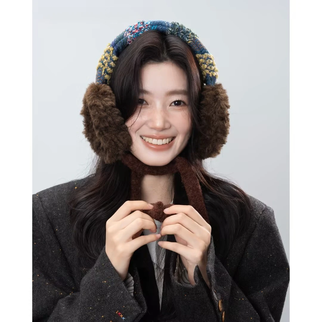 秋冬高级感保暖耳罩发箍新款可爱毛绒防寒耳套气质时尚百搭S10002