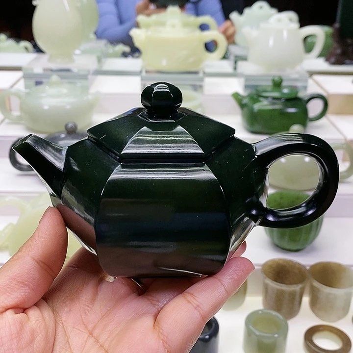 未镶嵌和田玉挂件茶壶
