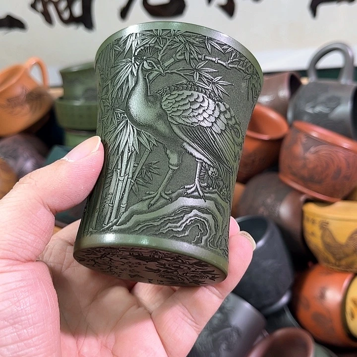 茶杯紫砂全手工紫砂主任杯