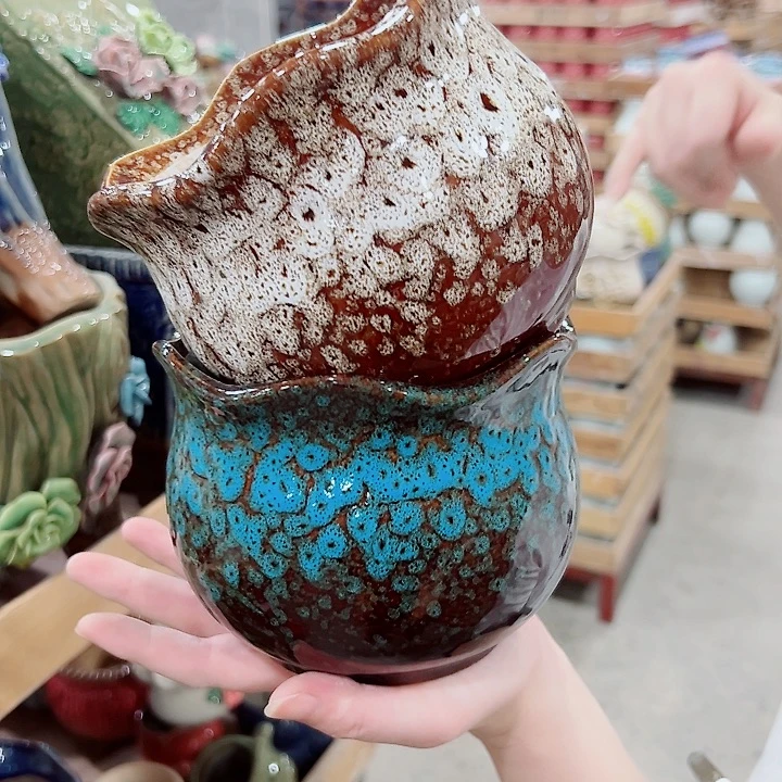 有孔,满10元发货多肉陶瓷花盆