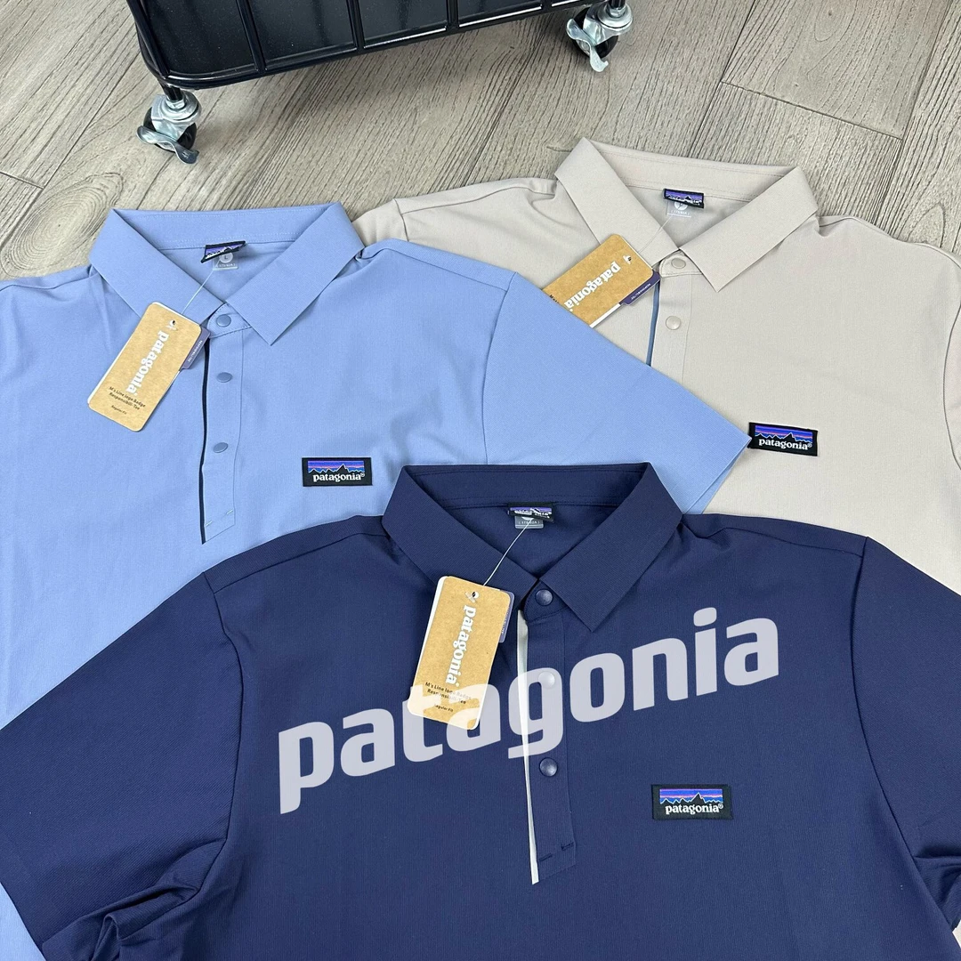 Patagonia/巴塔哥尼亚冰丝速干Polo衫商务休闲短袖潮流纯色夏季