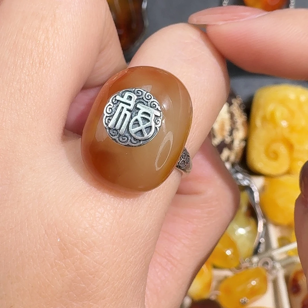 琥珀未镶嵌裸石我